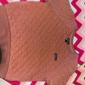 Patagonia Quilted Pullover in Earthy Brown